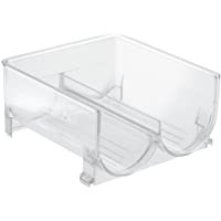 Los mejores  - InterDesign Fridge-Freeze Binz Botellero de vino para 2 botellas- estante apilable en plástico- botellero para…